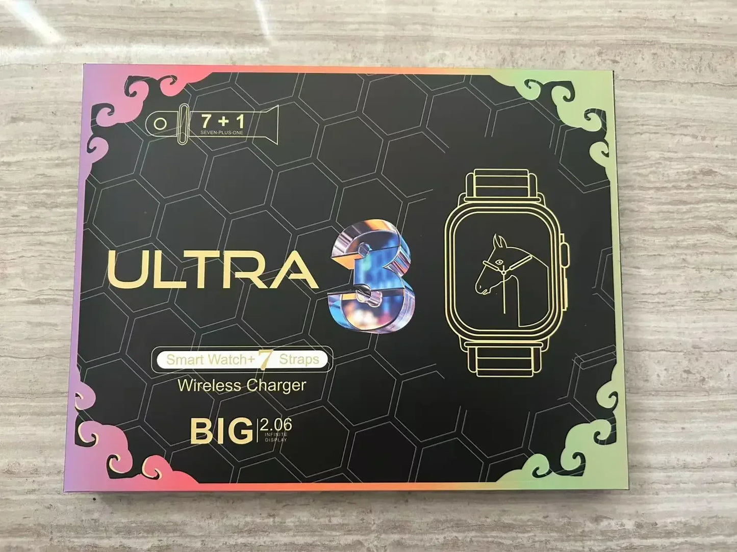 7 Grade Bracelets Ultimate Smartwatches ZDH-W300 square screen ECG Heart Rate Blood Pressure Sleep Sport Fitness