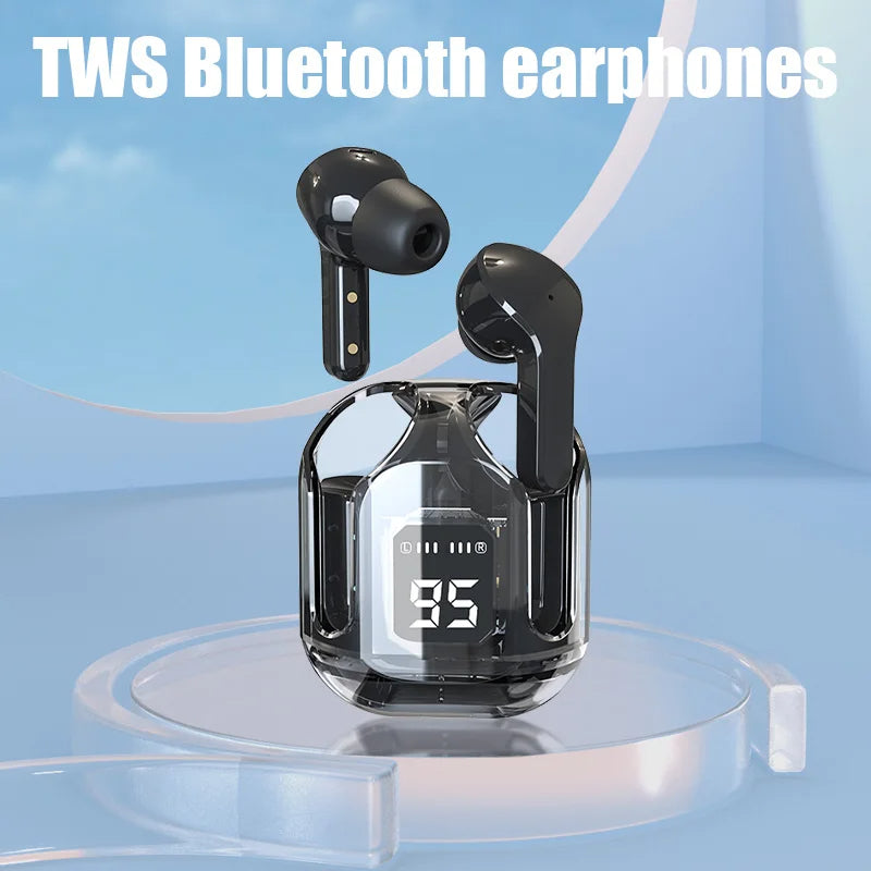 Air 31 Transparent Wireless Bluetooth Headset Small In Ear Buds Sports Stereo TWS Earbuds Outdoor Sports Earphones for Phones