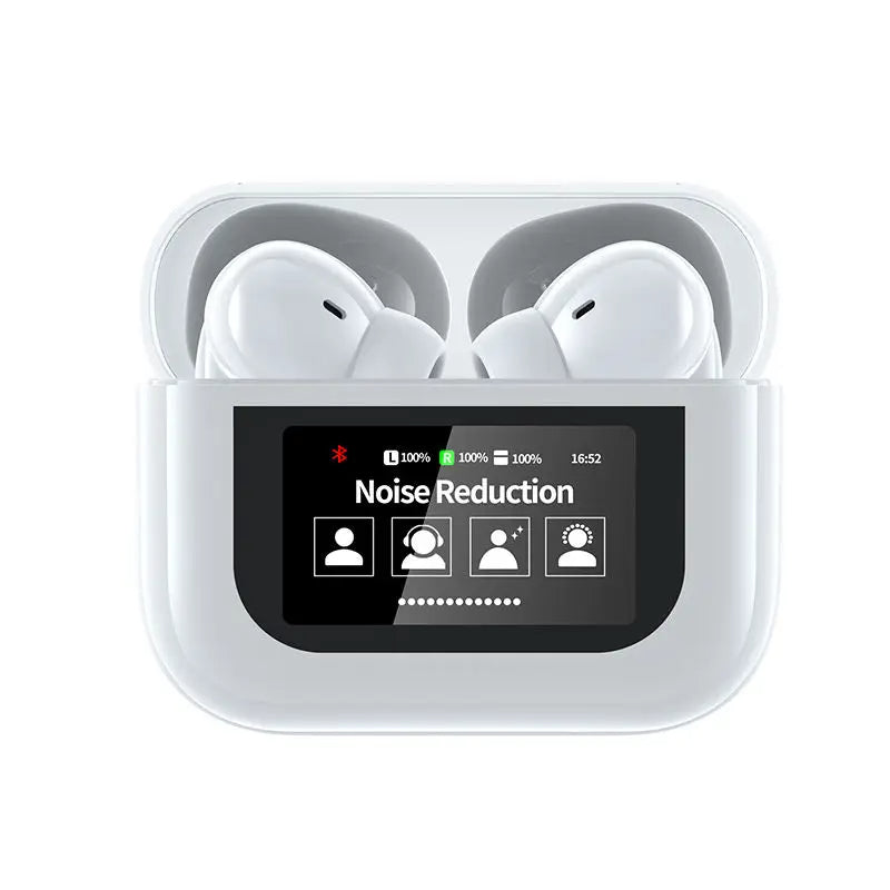 A9pro TWS in Ear Earbuds ANC, Touch Control, LED Display, Bluetooth 5.3 Noise Cancelling Wireless Earphones JL Chipset Headphone