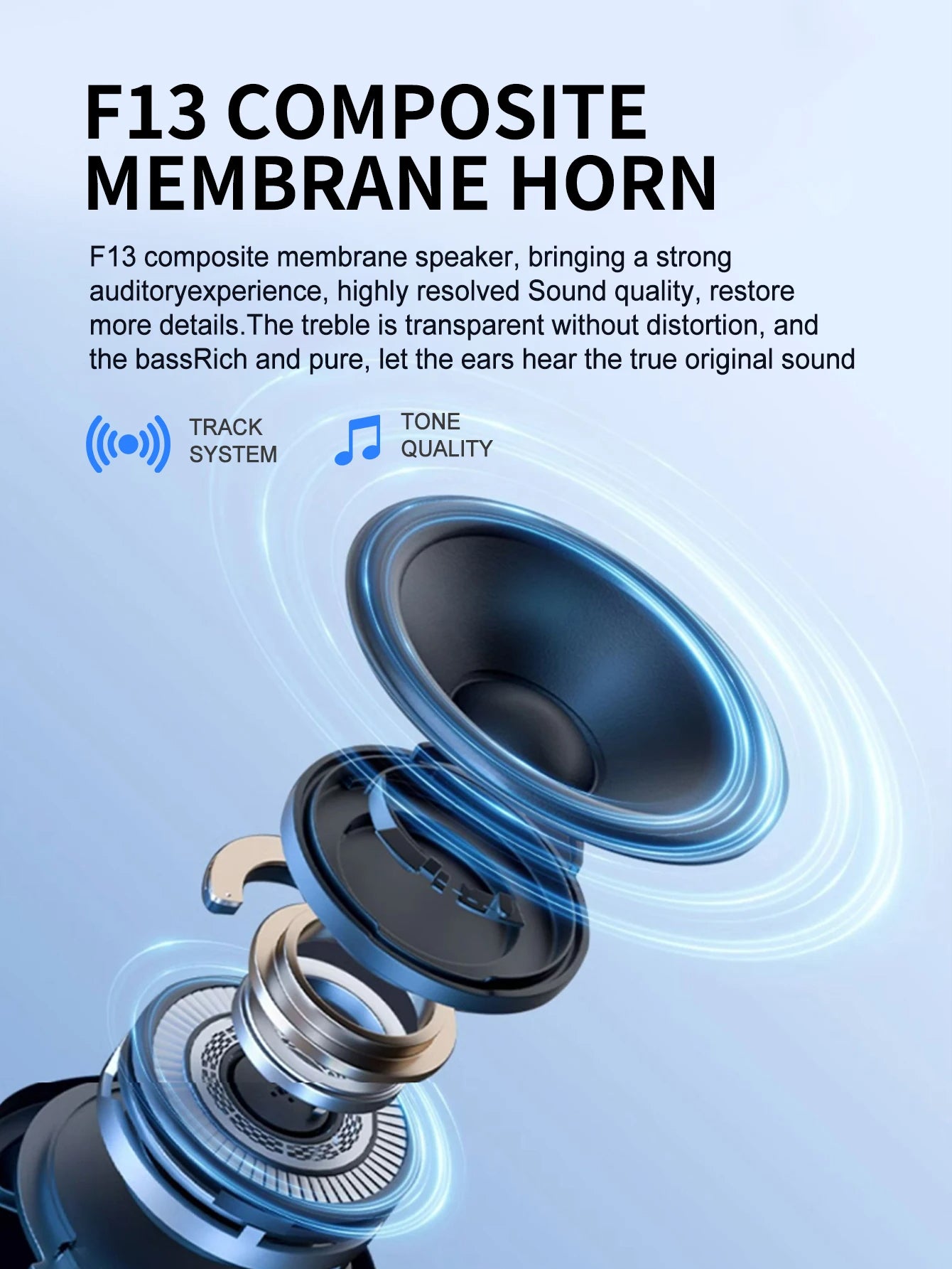 New wireless earphones for 2025, with smooth sound quality and built-in microphone, suitable for office/commuting/gaming/sports